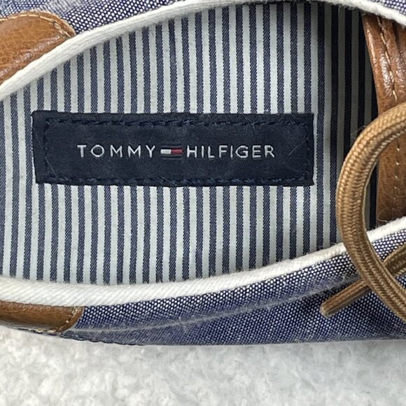 Tommy Hilfiger Boat Shoes Mens Size 10.5 TMPHERO Blue Lace Up Sneakers - Picture 6 of 10